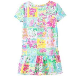 Lilly Pulitzer Girls Brissa Dress in Multi Lilly State of Mind Size L (8-10) NWT